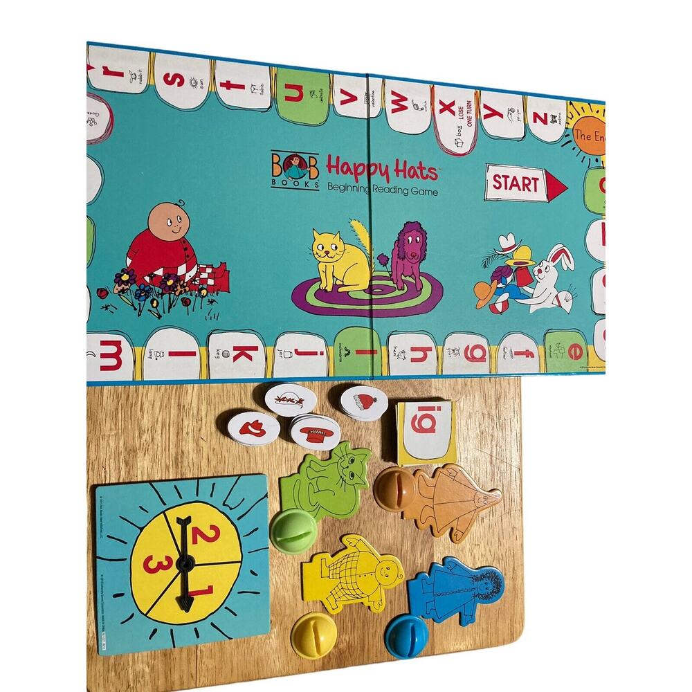 Happy Hats - Beginning Reading Game - Ages 4+ Beginner‎ Homeschool COMPLETE